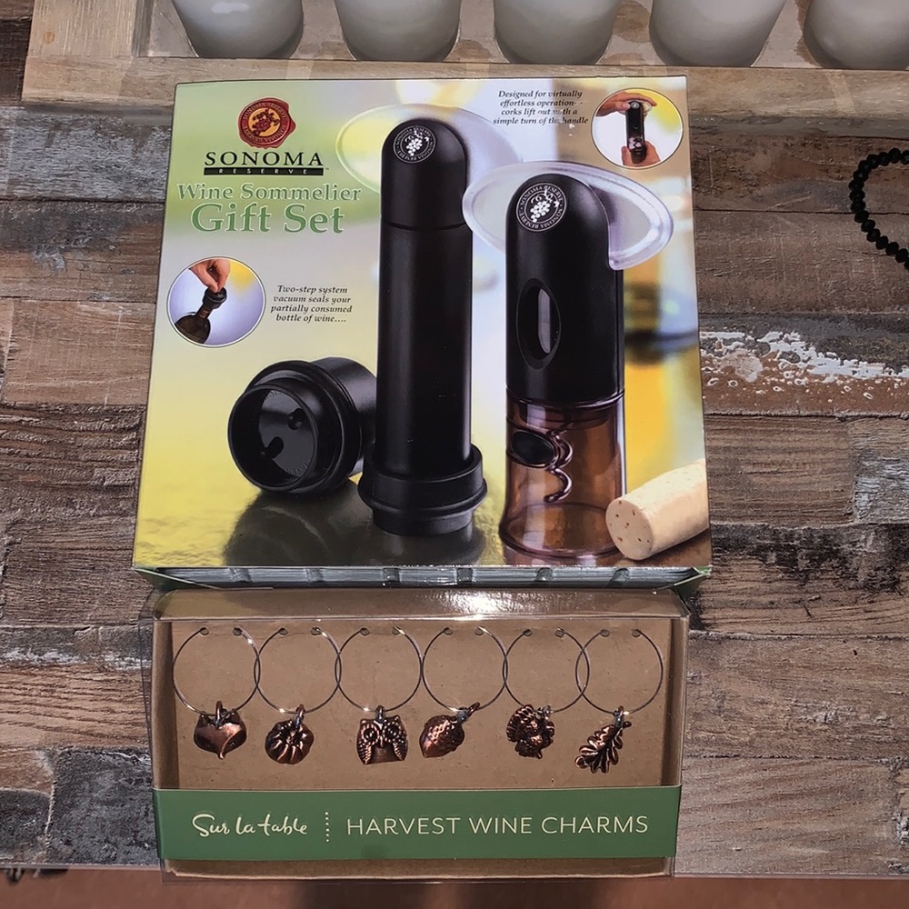 Wine Opener and Sealer Gift Set